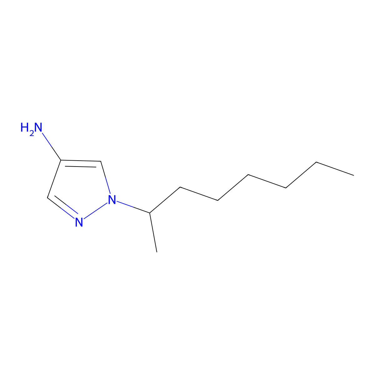 1-(Octan-2-yl)-1H-pyrazol-4-amine molecular structure, CAS 1240570-54-0