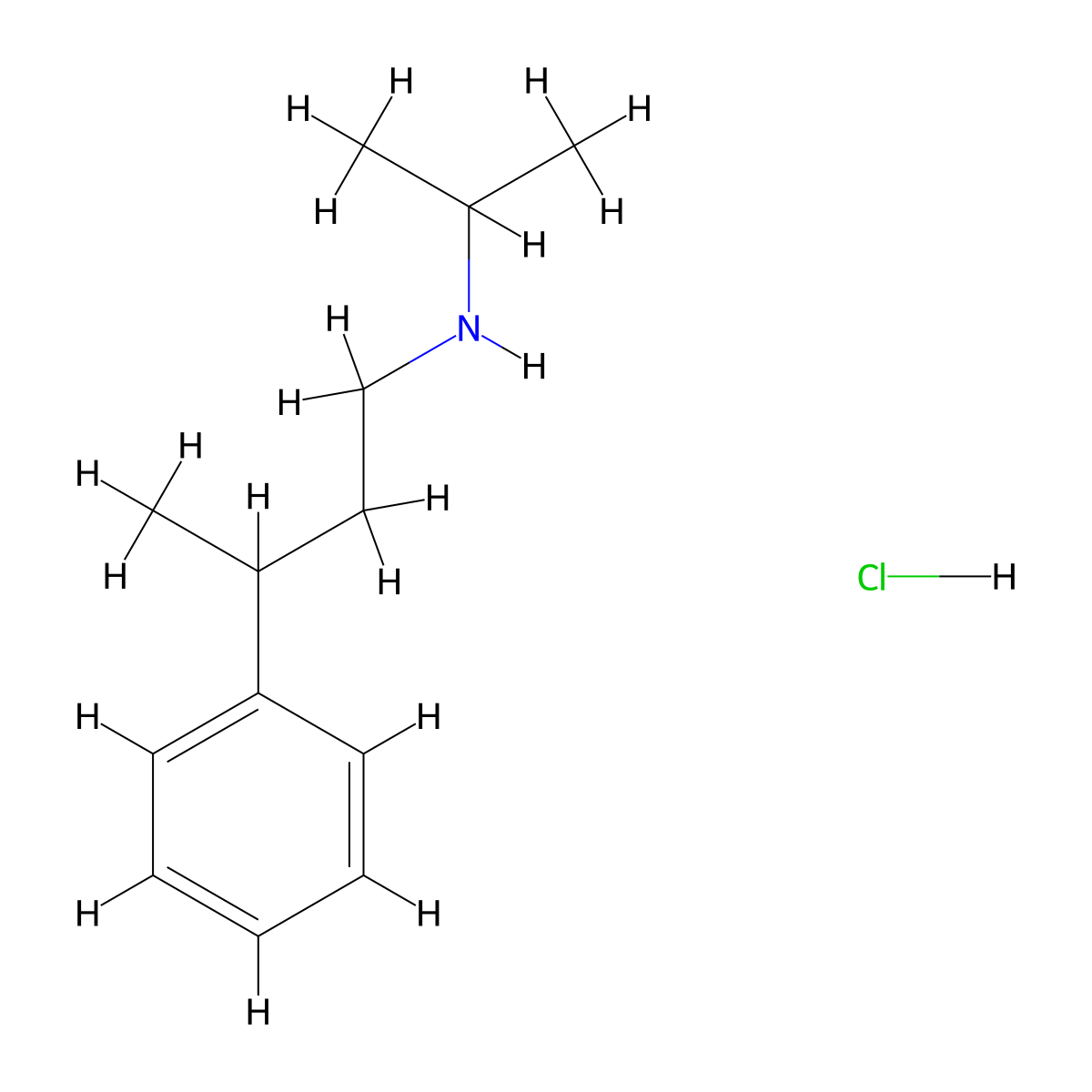 (3-Phenylbutyl)(propan-2-yl)amine hydrochloride molecular structure, CAS 1240571-08-7