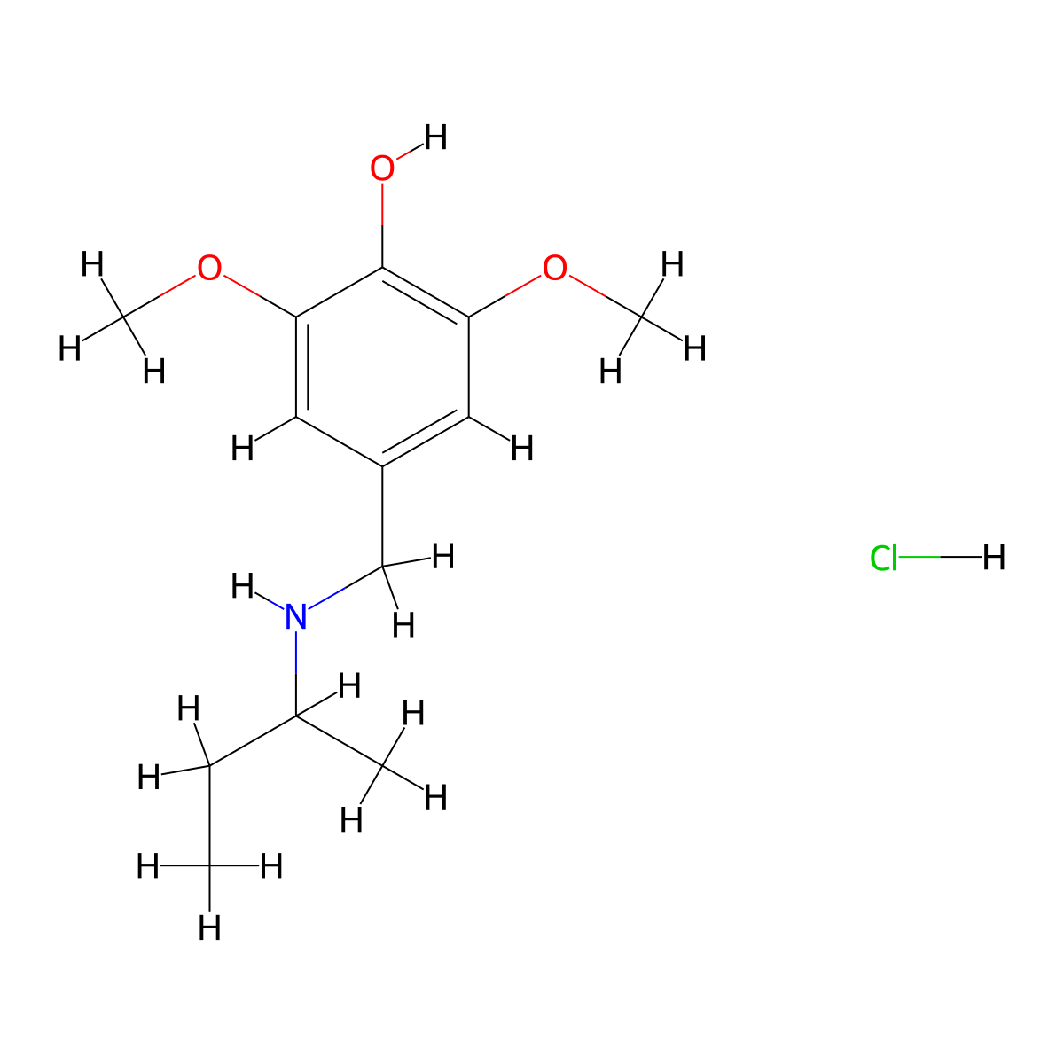 4-{[(Butan-2-yl)amino]methyl}-2,6-dimethoxyphenol hydrochloride molecular structure, CAS 1240571-58-7