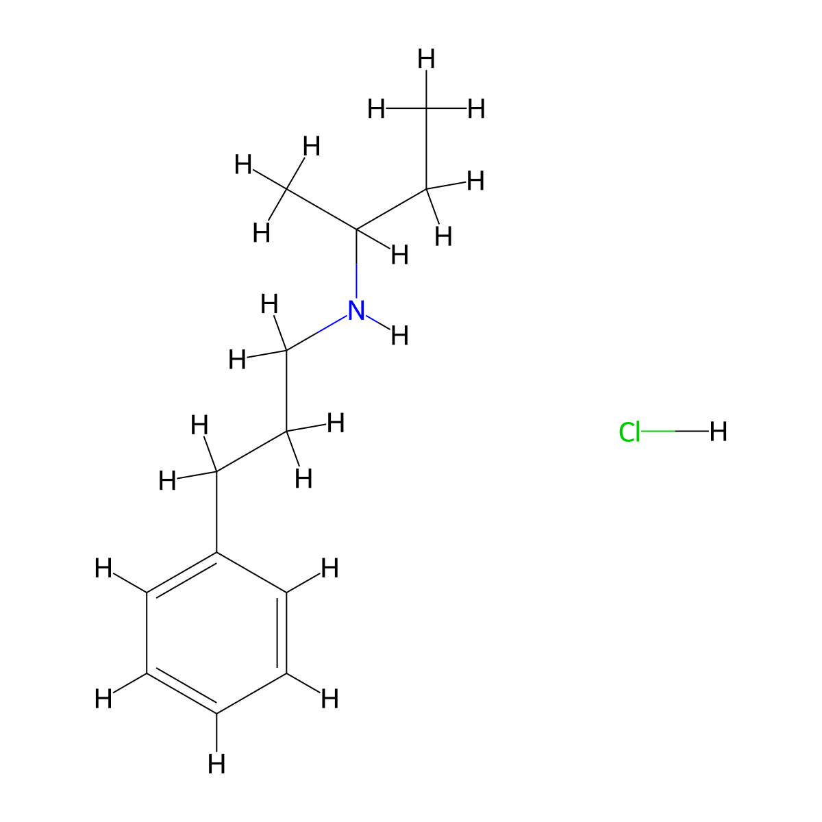(Butan-2-yl)(3-phenylpropyl)amine hydrochloride molecular structure, CAS 1240572-69-3