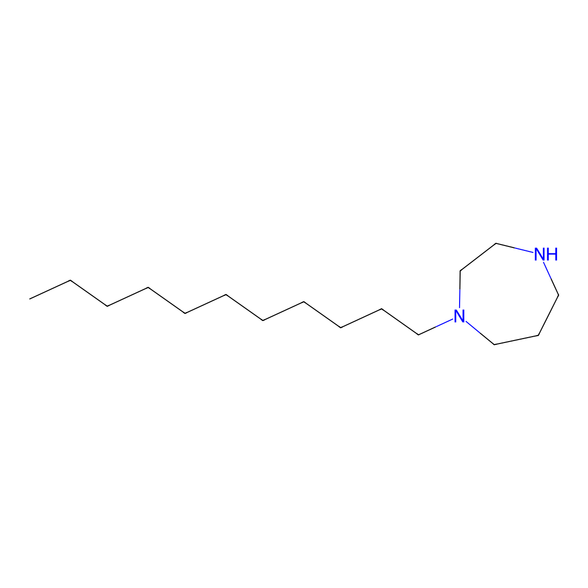 1-Undecyl-1,4-diazepane molecular structure, CAS 1240574-58-6