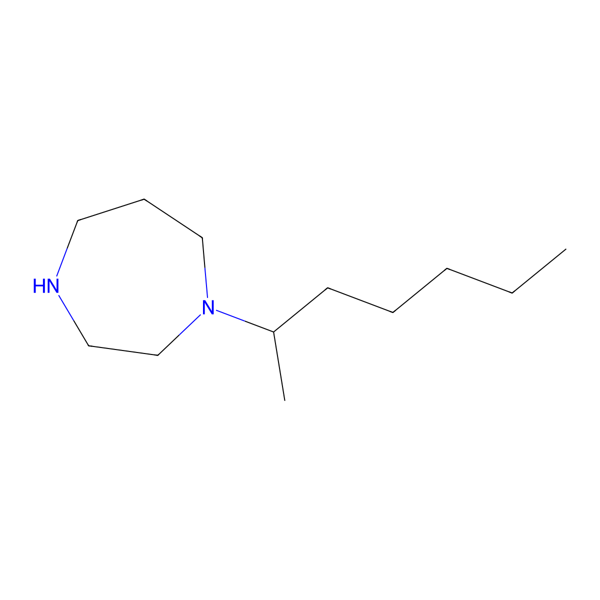 1-(Heptan-2-yl)-1,4-diazepane molecular structure, CAS 1240575-03-4
