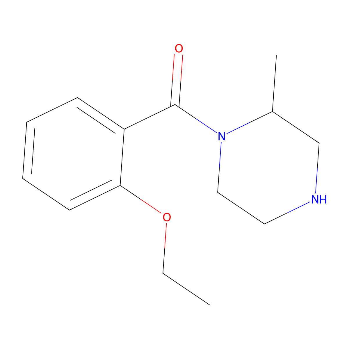 1-(2-Ethoxybenzoyl)-2-methylpiperazine molecular structure, CAS 1240578-04-4