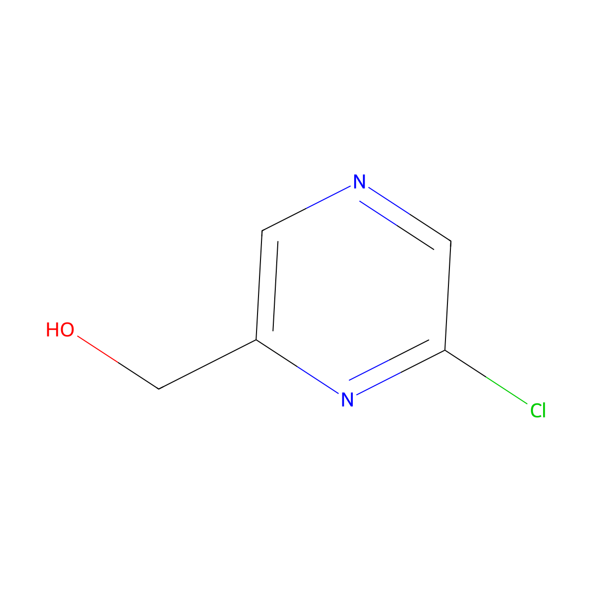 (6-Chloropyrazin-2-yl)methanol molecular structure, CAS 1240602-95-2