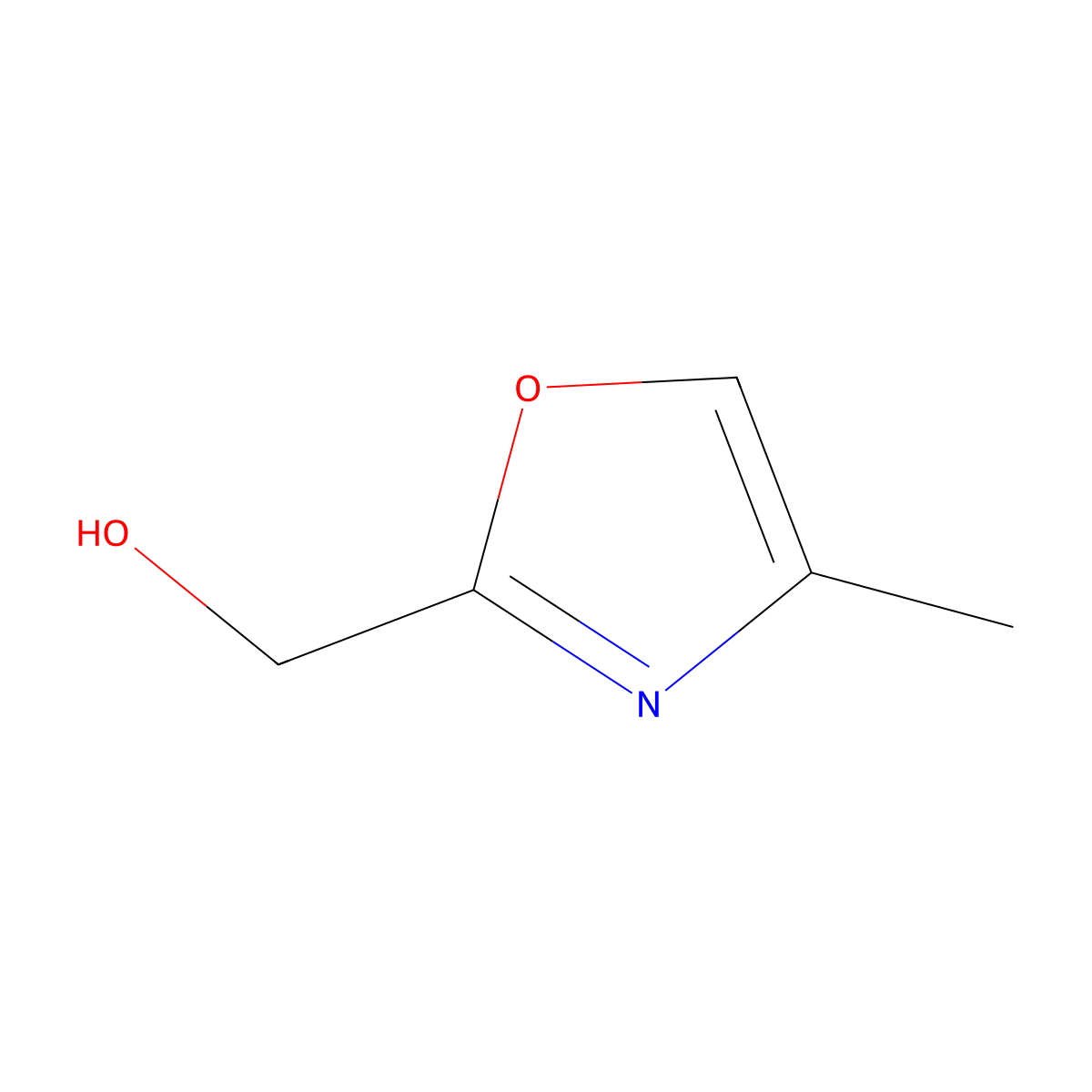 (4-Methyl-1,3-oxazol-2-yl)methanol molecular structure, CAS 1240603-14-8