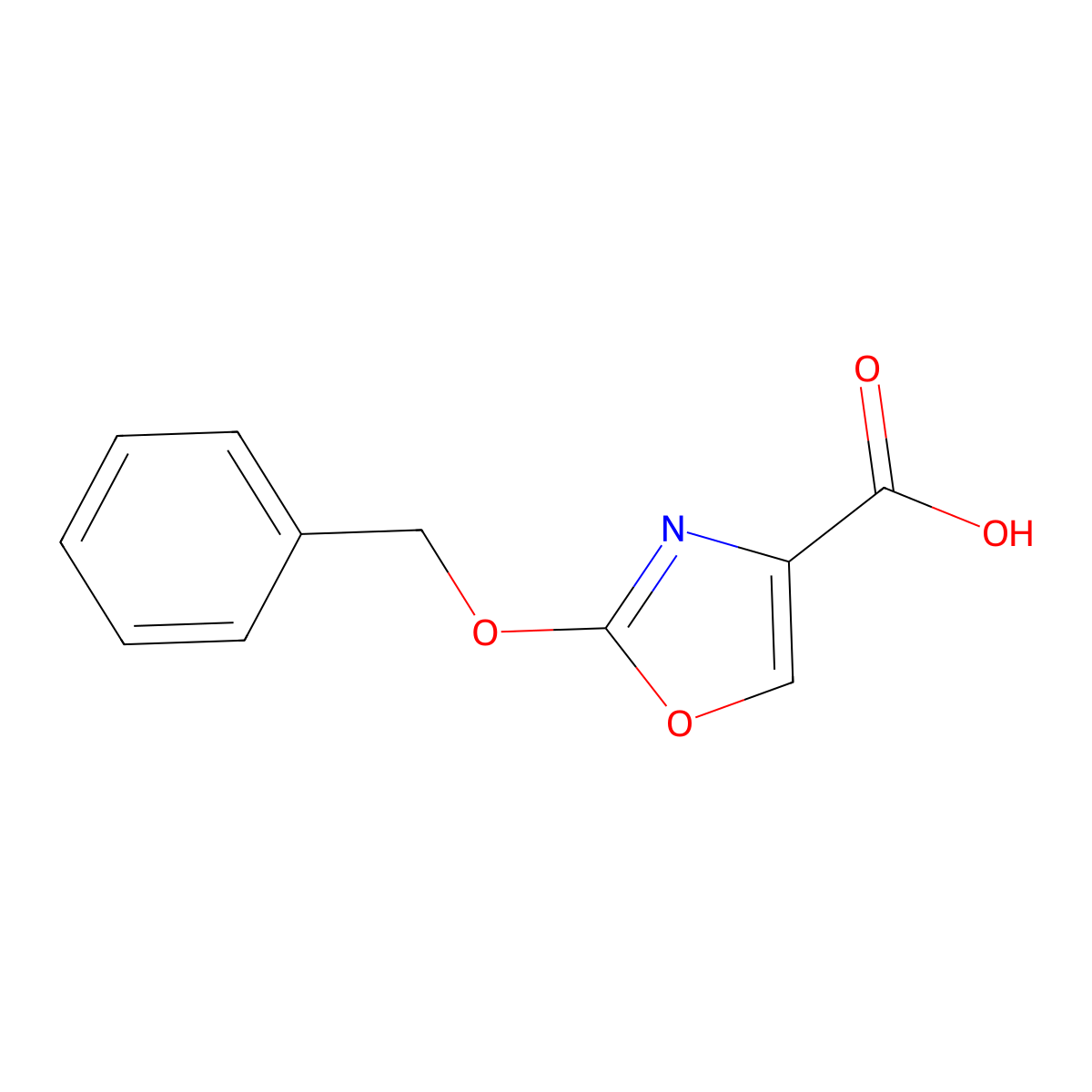 2-(Benzyloxy)oxazole-4-carboxylic acid molecular structure, CAS 1240621-17-3