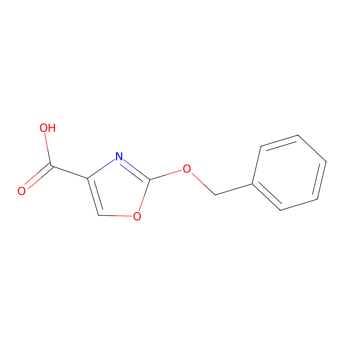 2-(Benzyloxy)oxazole-4-carboxylic acid molecular structure, CAS 1240621-17-3