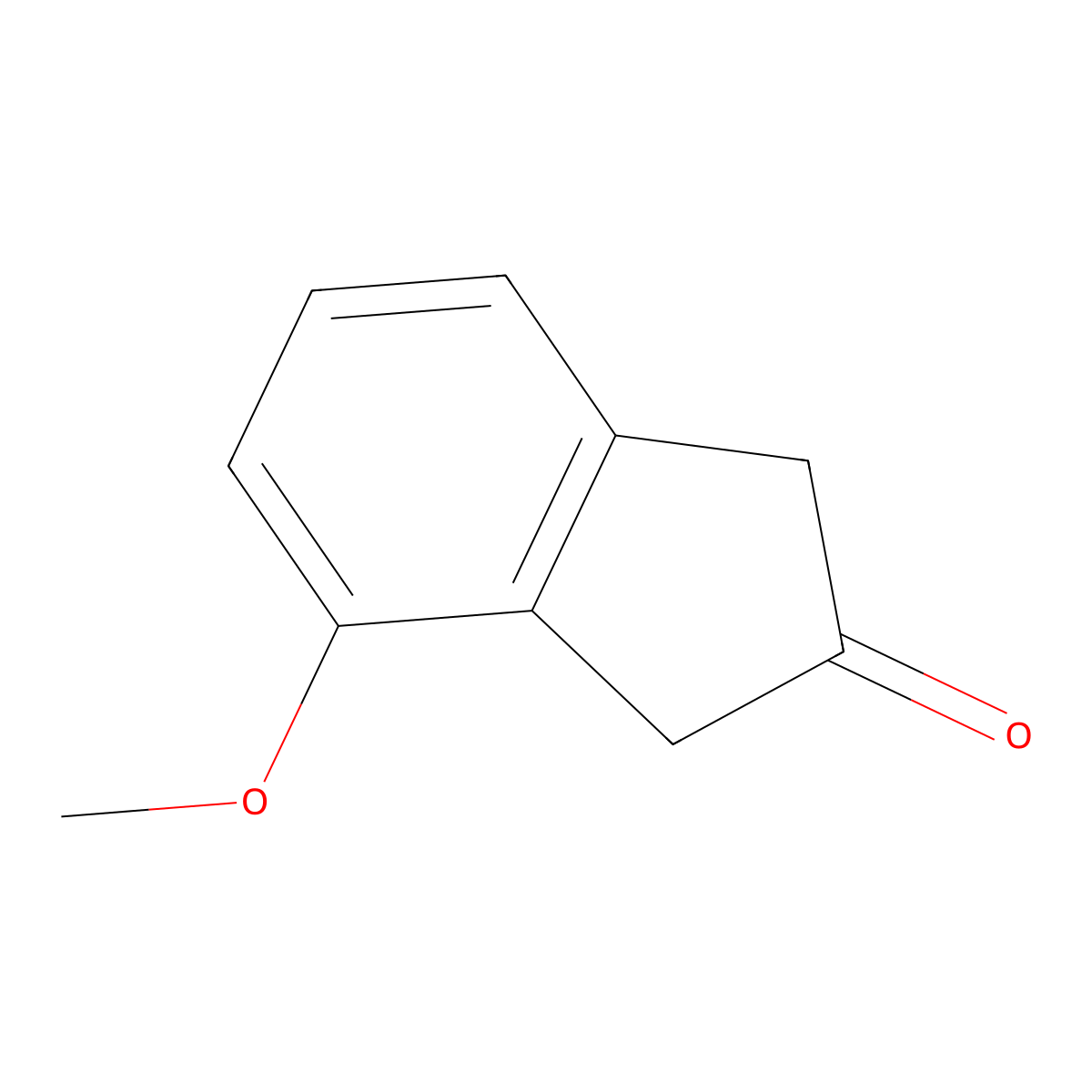 4-Methoxy-2-indanone molecular structure, CAS 124067-30-7