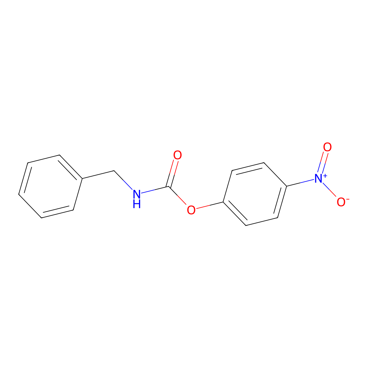 4-Nitrophenyl hydrogen benzylcarbonimidate molecular structure, CAS 124068-97-9