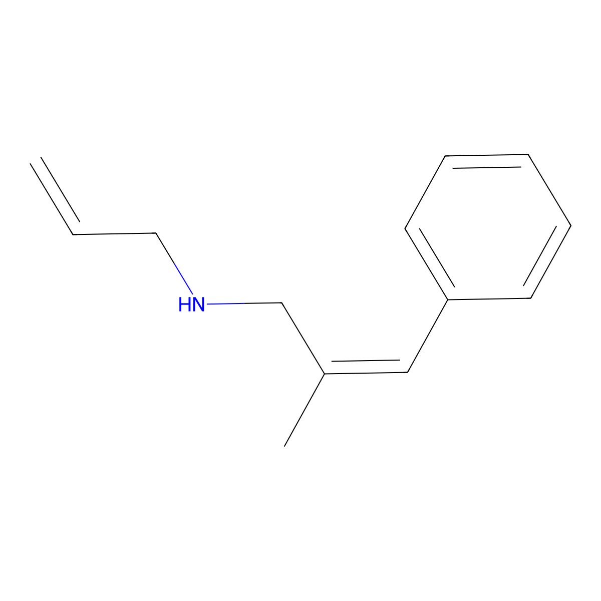 N-allyl-2-methyl-3-phenyl-prop-2-en-1-amine molecular structure, CAS 1240782-92-6