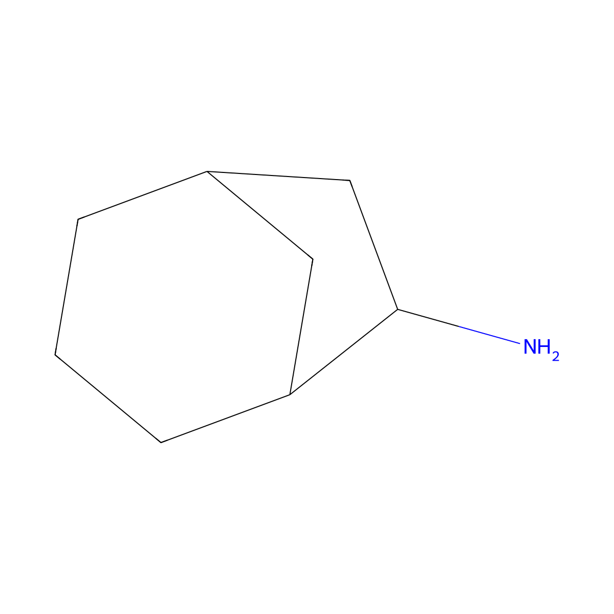 rac-(1R,5S,6R)-bicyclo[3.2.1]octan-6-amine molecular structure, CAS 124127-92-0