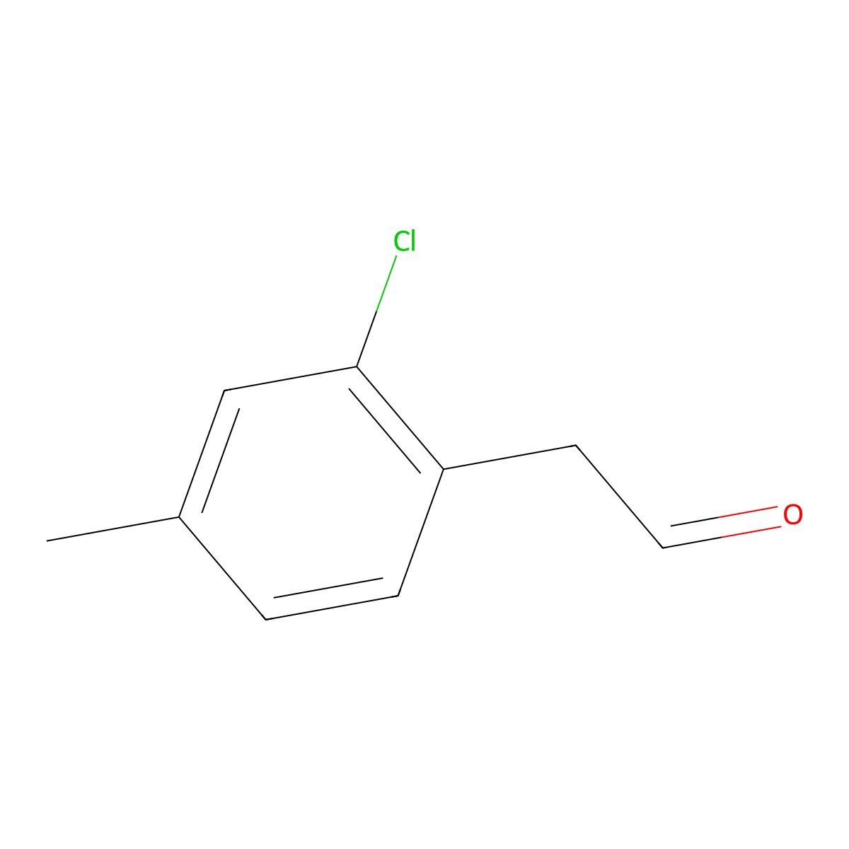 2-(2-Chloro-4-methylphenyl)acetaldehyde molecular structure, CAS 1241405-23-1