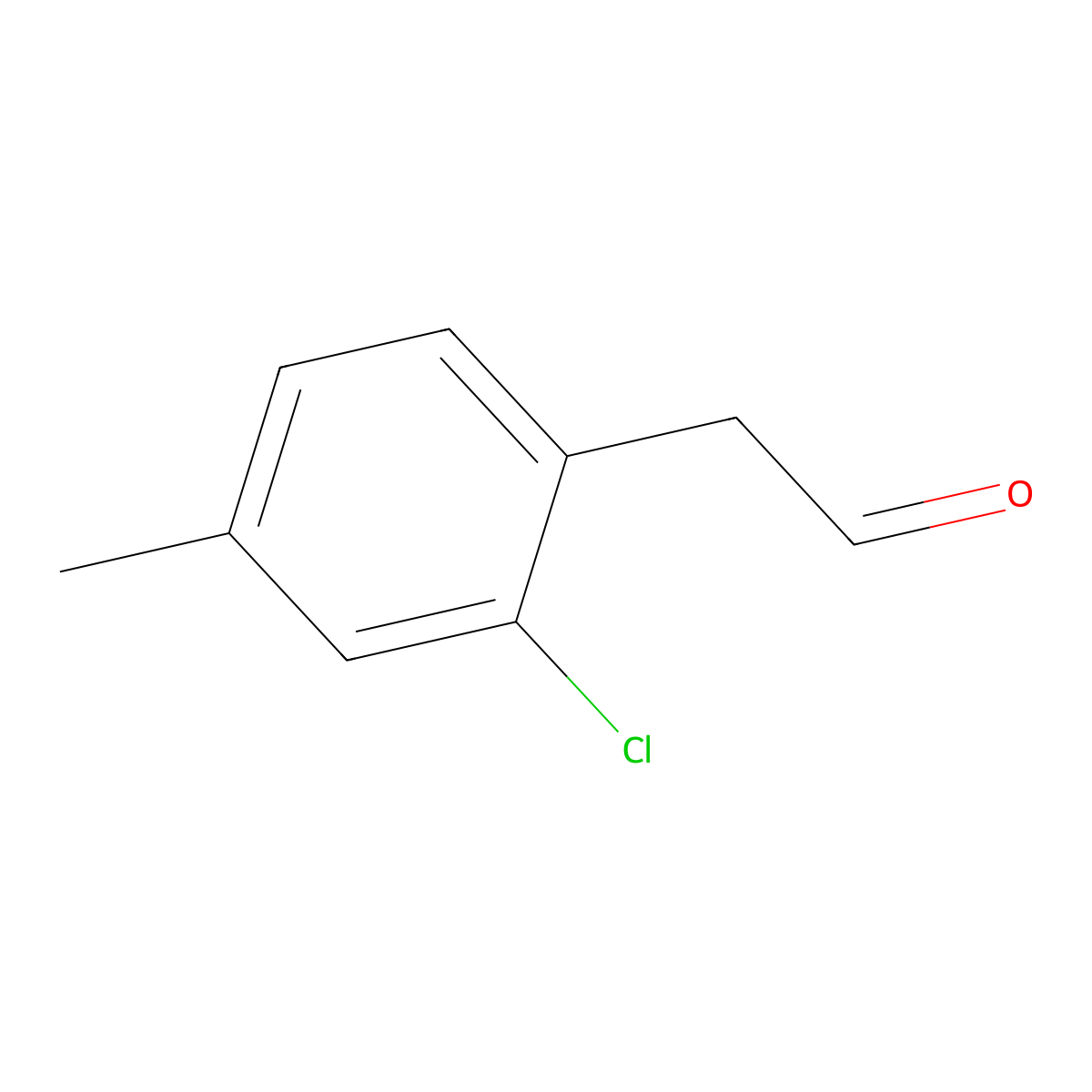 2-(2-Chloro-4-methylphenyl)acetaldehyde molecular structure, CAS 1241405-23-1