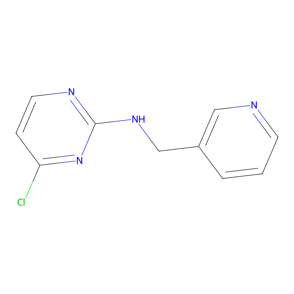4-Chloro-N-(pyridin-3-ylmethyl)pyrimidin-2-amine molecular structure, CAS 1241669-84-0