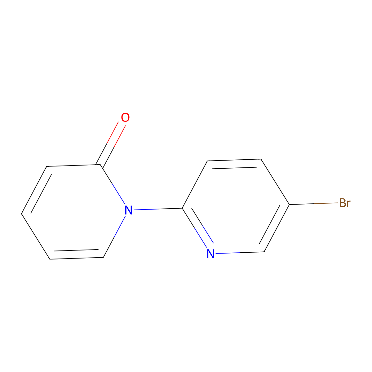 [1(2H),2'-Bipyridin]-2-one,5'-bromo- molecular structure, CAS 1241675-04-6