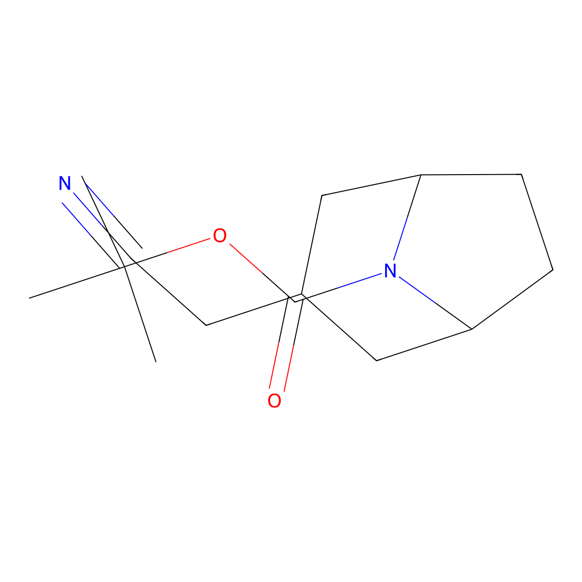 Tert-butyl 3-(cyanomethyl)-8-azabicyclo[3.2.1]octane-8-carboxylate molecular structure, CAS 1241675-18-2