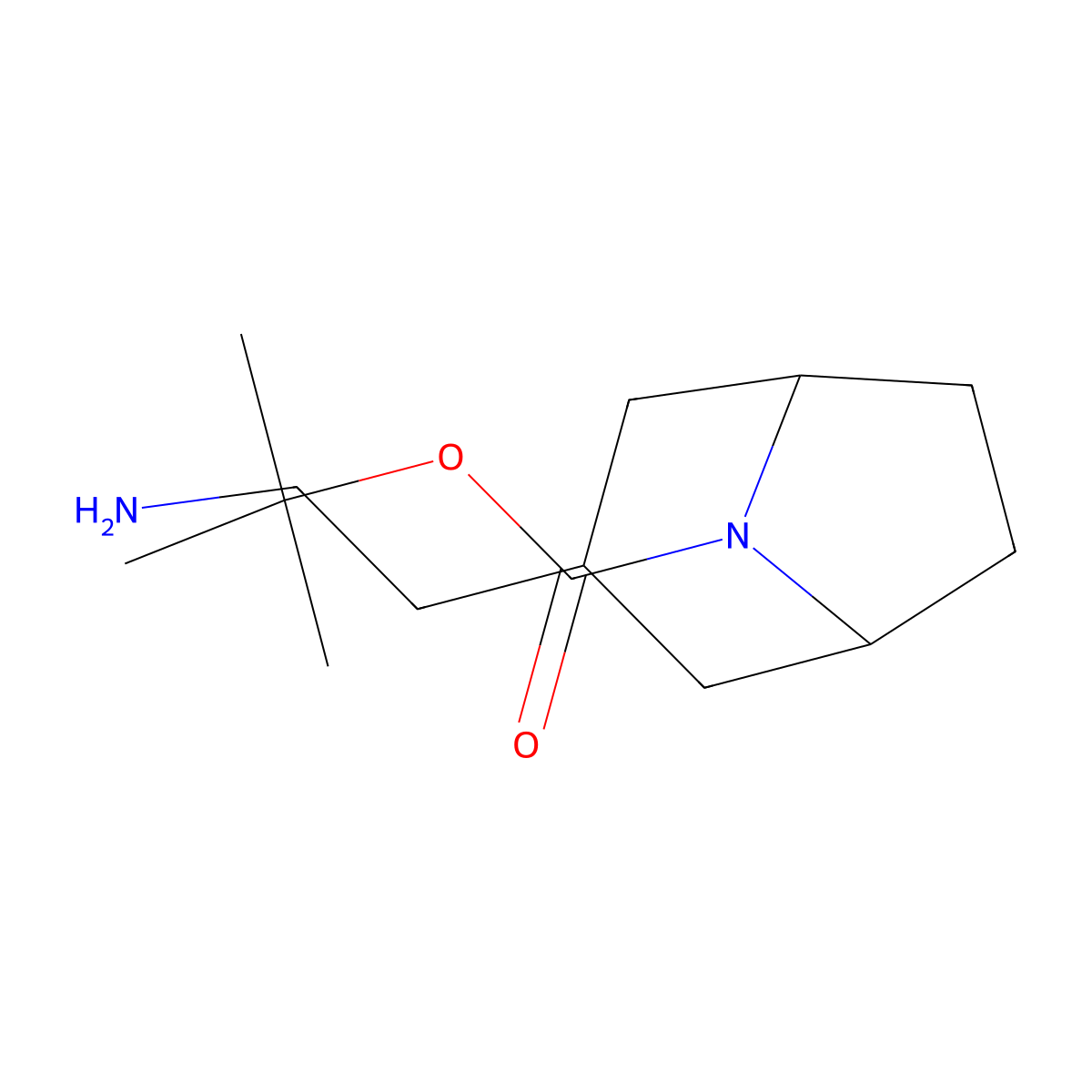 Tert-butyl 3-(2-aminoethyl)-8-azabicyclo[3.2.1]octane-8-carboxylate molecular structure, CAS 1241675-19-3