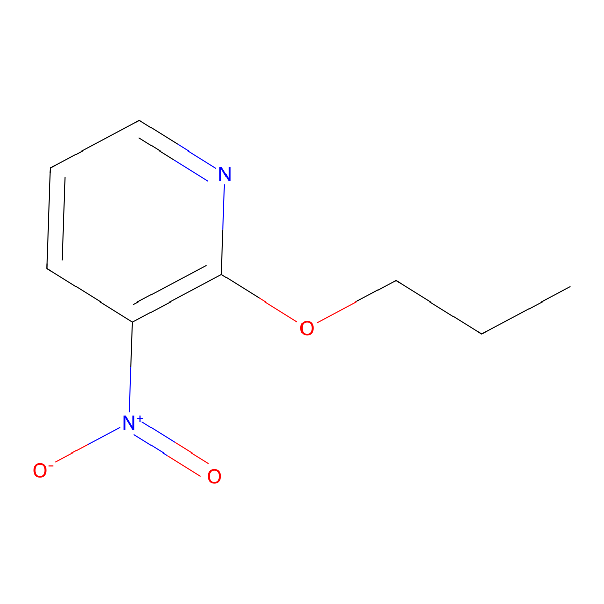 3-Nitro-2-propoxy-pyridine molecular structure, CAS 1241675-32-0