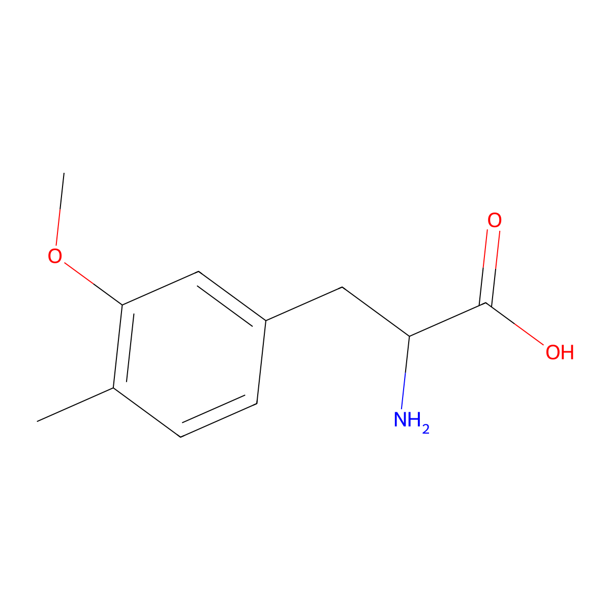 3-Methoxy-4-methyl-L-phenylalanine molecular structure, CAS 1241676-87-8