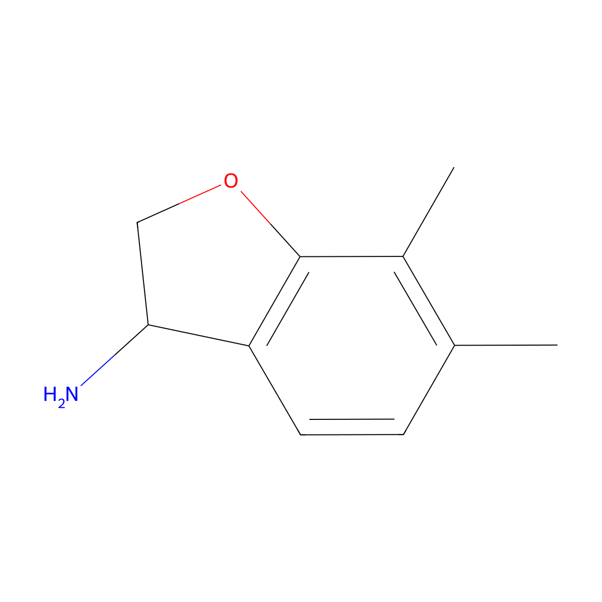 (S)-6,7-Dimethyl-2,3-dihydrobenzofuran-3-amine molecular structure, CAS 1241682-20-1