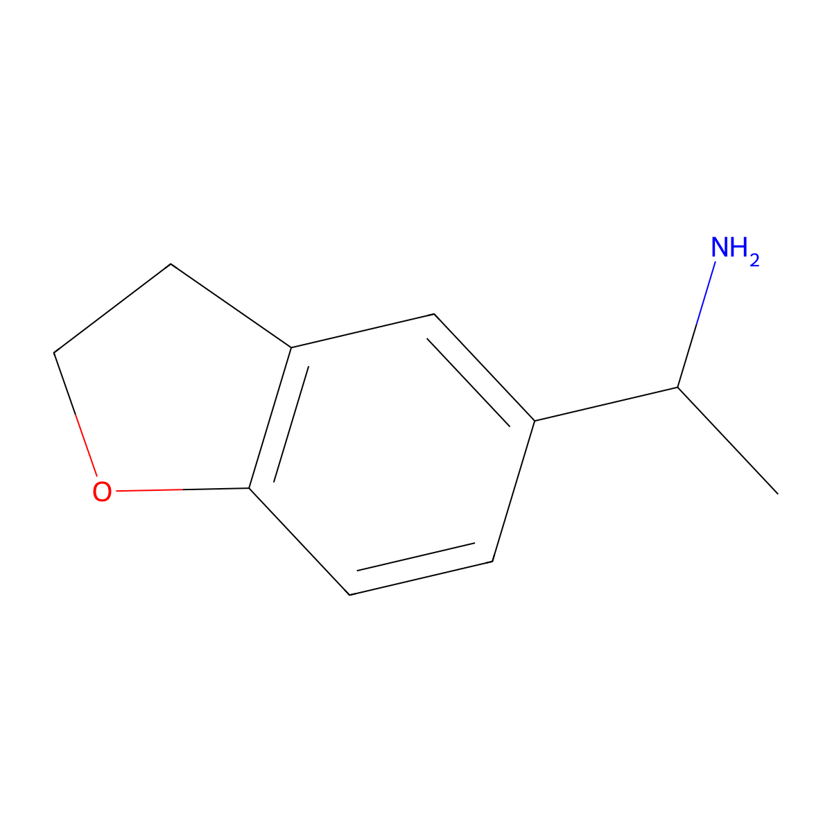 (S)-1-(2,3-dihydrobenzofuran-5-yl)ethanamine molecular structure, CAS 1241683-77-1