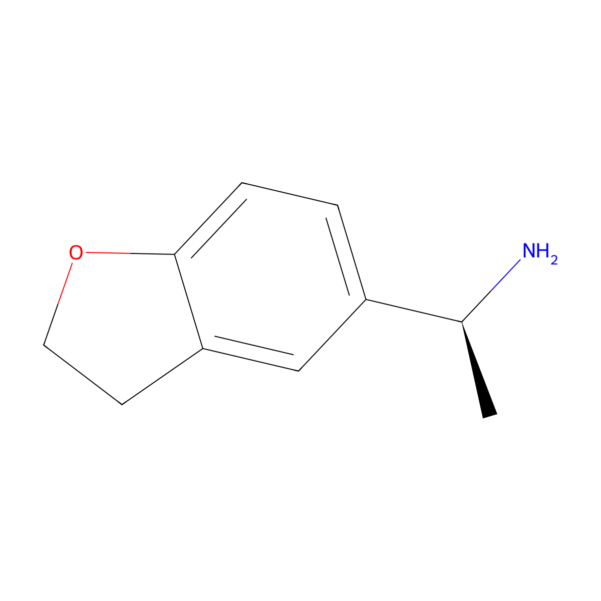 (S)-1-(2,3-dihydrobenzofuran-5-yl)ethanamine molecular structure, CAS 1241683-77-1