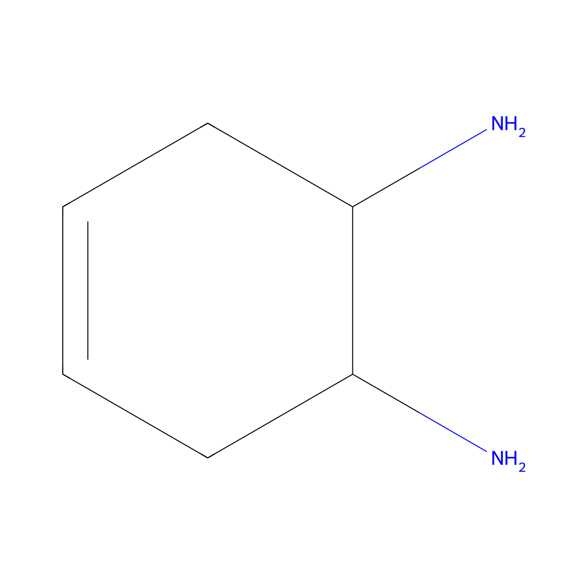 (1S,2S)-Cyclohex-4-ene-1,2-diamine molecular structure, CAS 1241684-26-3
