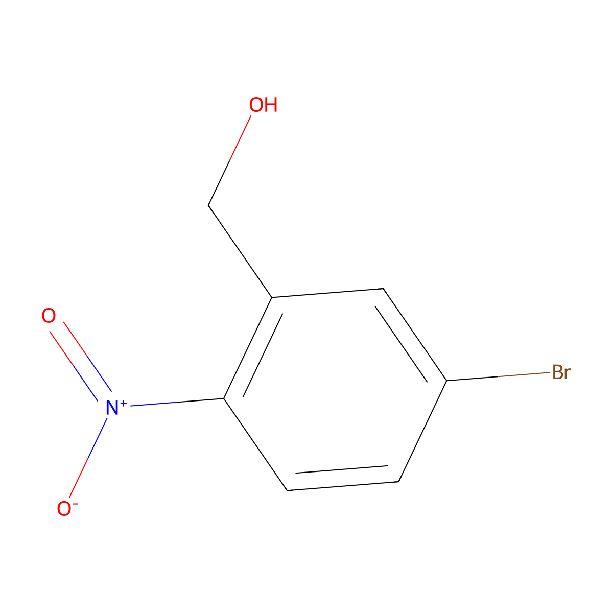(5-Bromo-2-nitro-phenyl)methanol molecular structure, CAS 1241894-37-0