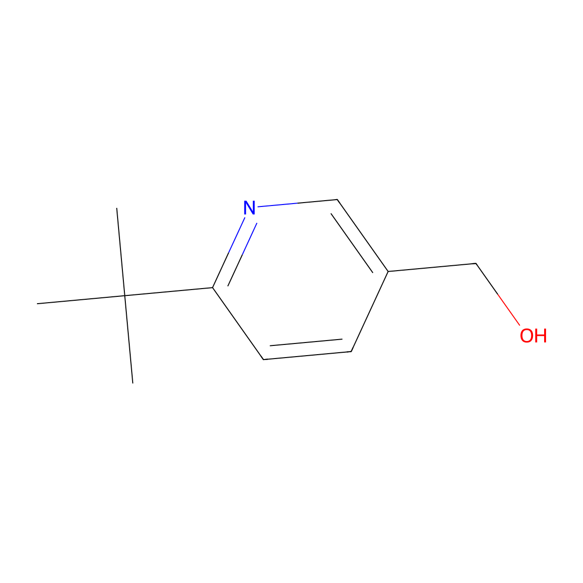 (6-Tert-butylpyridin-3-yl)methanol molecular structure, CAS 1241911-41-0