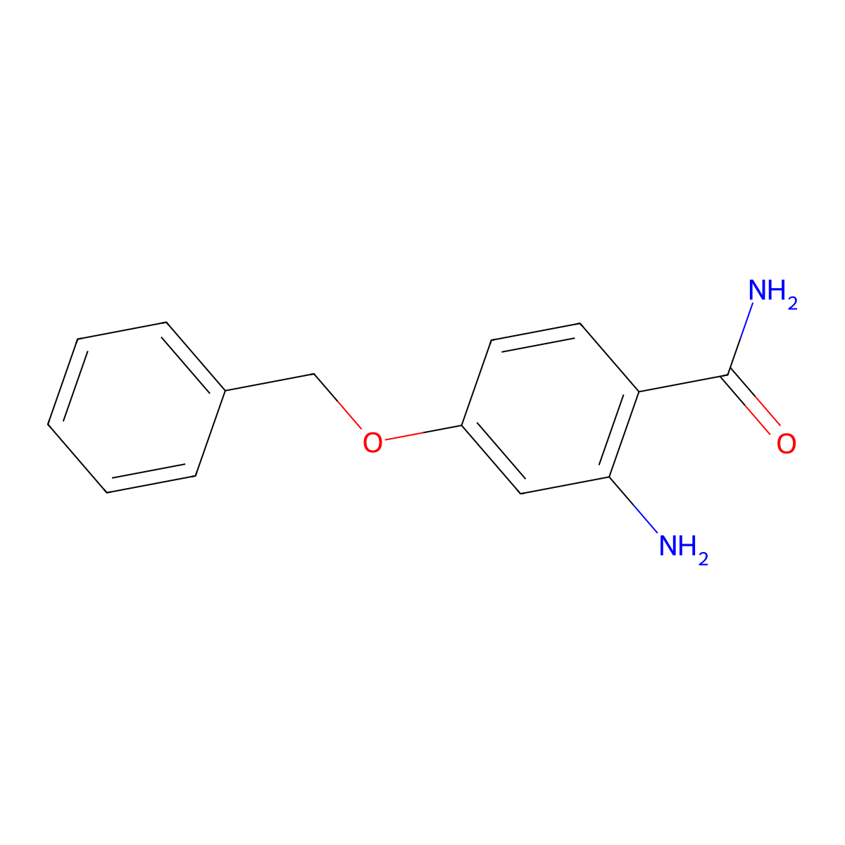 2-Amino-4-(benzyloxy)benzamide molecular structure, CAS 1241915-51-4