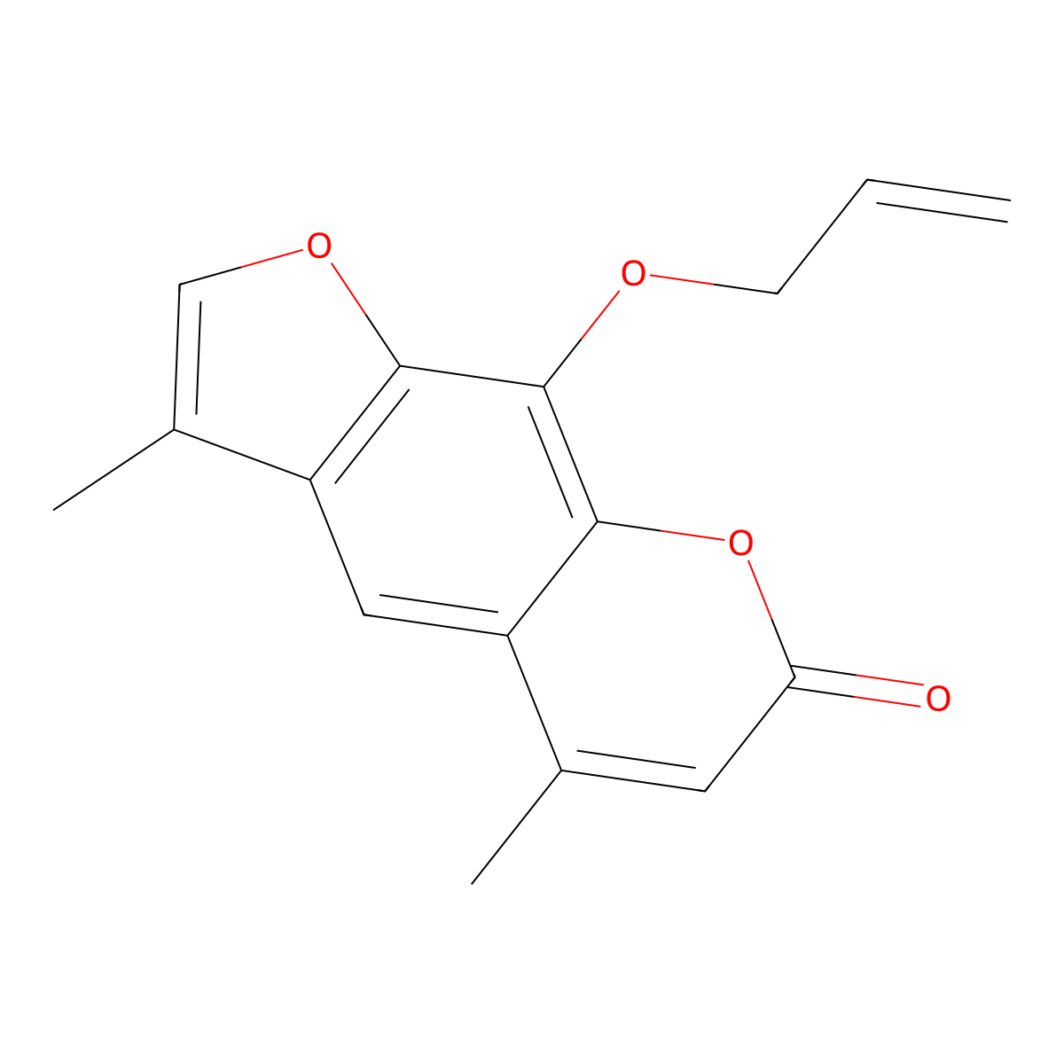 8-Allyloxy-4,9-dimethyl Psoralen molecular structure, CAS 1241916-83-5