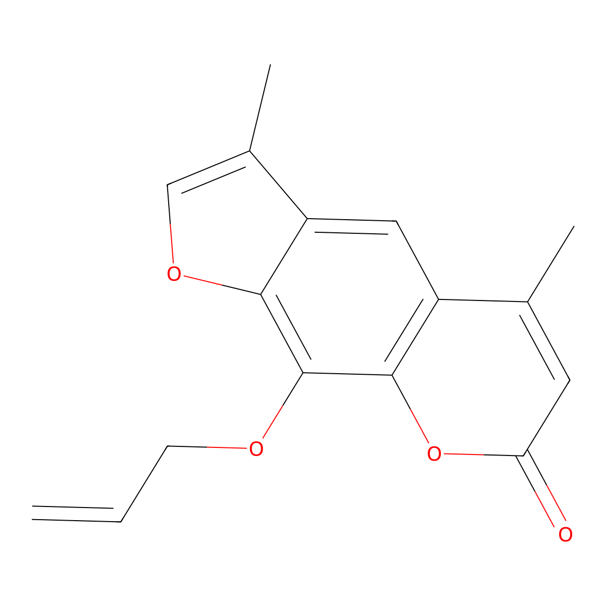 8-Allyloxy-4,9-dimethyl Psoralen molecular structure, CAS 1241916-83-5