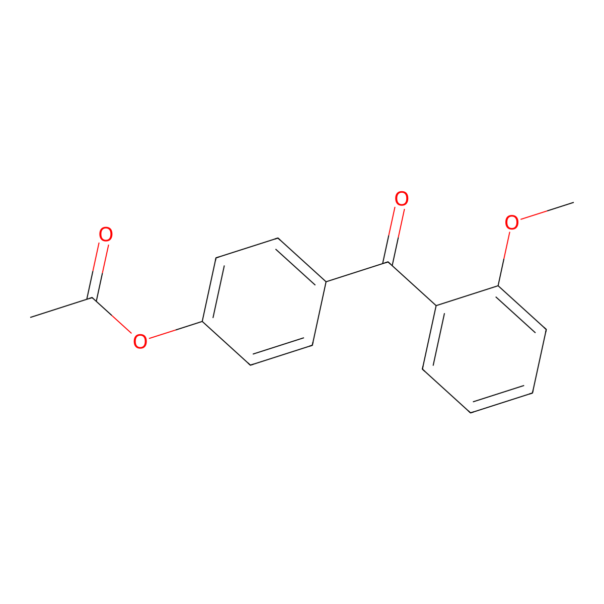 4-(2-Methoxybenzoyl)phenyl acetate molecular structure, CAS 124208-72-6