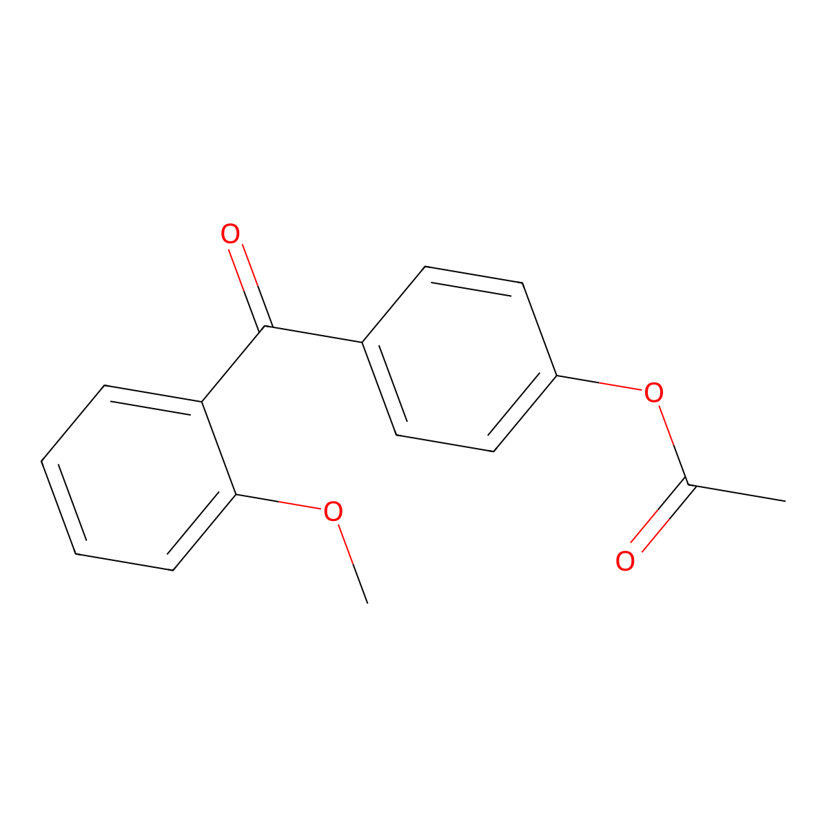 4-(2-Methoxybenzoyl)phenyl acetate molecular structure, CAS 124208-72-6