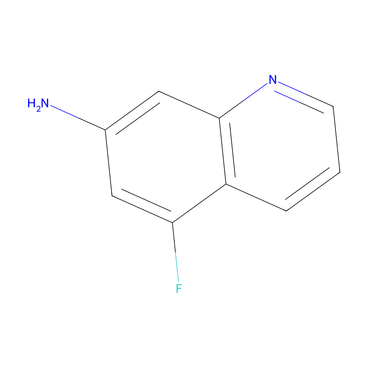5-Fluoroquinolin-7-amine molecular structure, CAS 1242094-73-0