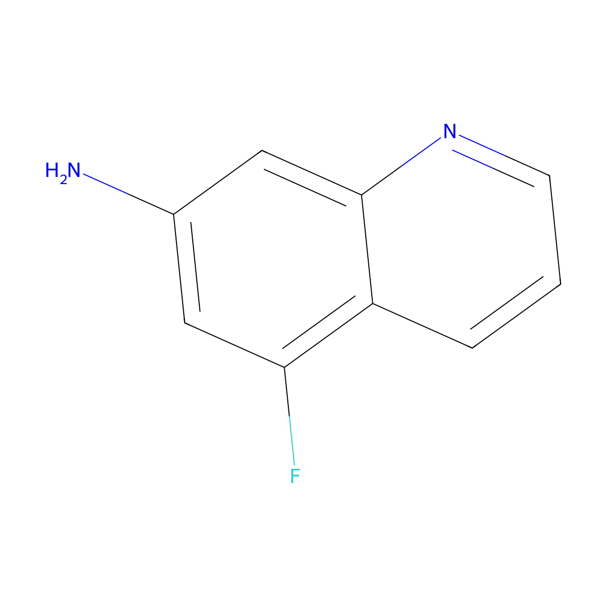 5-Fluoroquinolin-7-amine molecular structure, CAS 1242094-73-0
