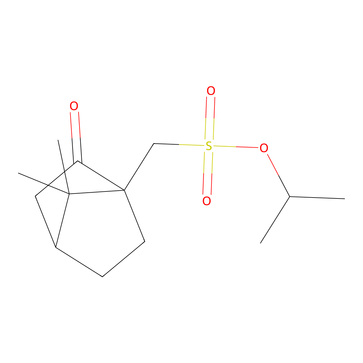Isopropyl (1R)-(+)-Camphorsulfate molecular structure, CAS 1242184-40-2
