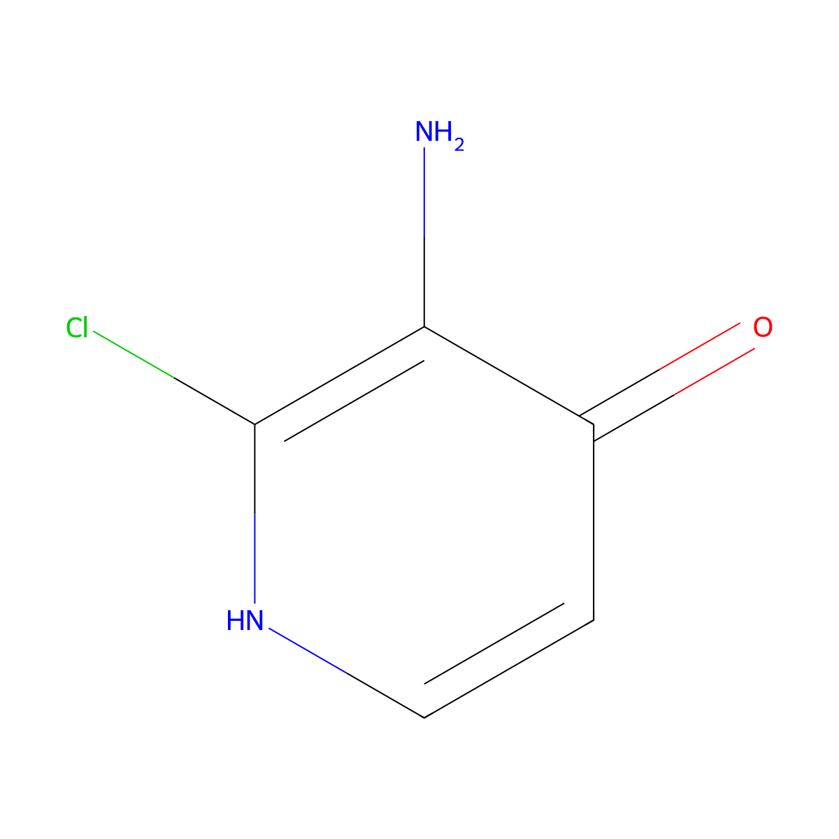 3-Amino-2-chloropyridin-4-OL molecular structure, CAS 1242251-52-0