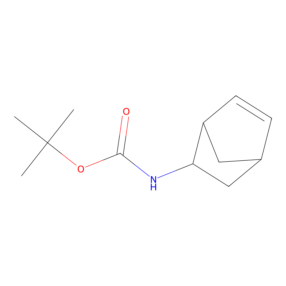 tert-butyl N-{bicyclo[2.2.1]hept-5-en-2-yl}carbamate molecular structure, CAS 1242273-70-6