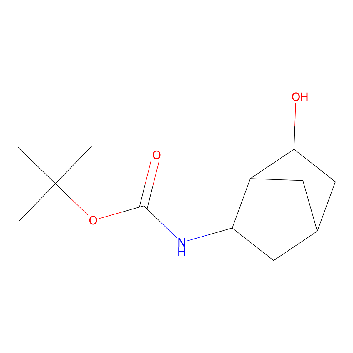 tert-Butyl N-{6-hydroxybicyclo[2.2.1]heptan-2-yl}carbamate molecular structure, CAS 1242273-71-7