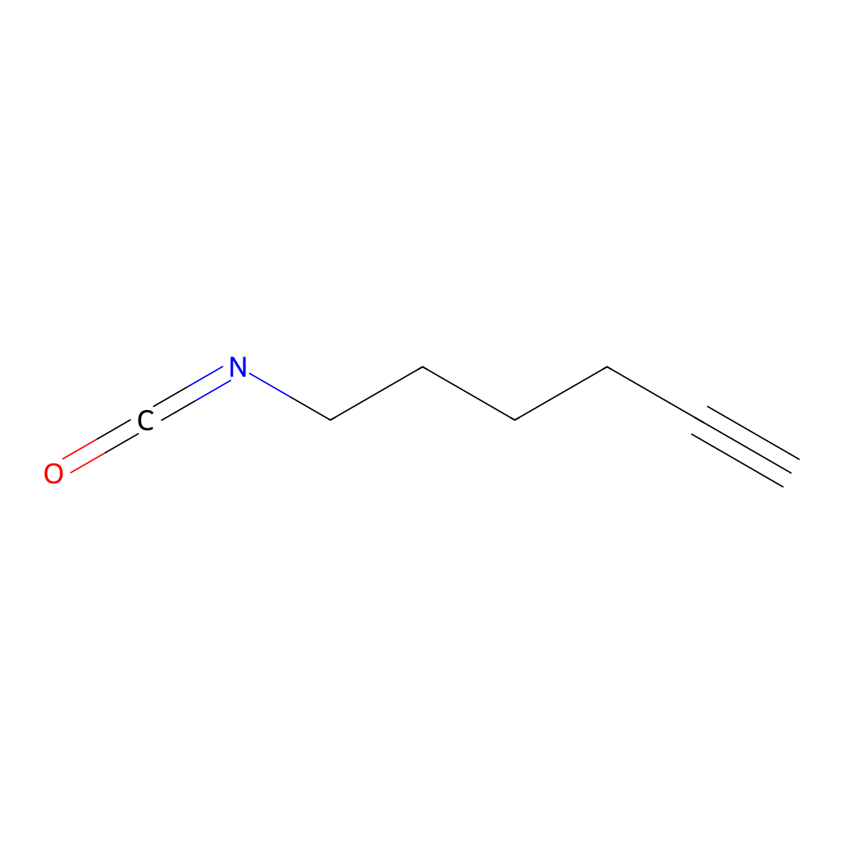 6-Isocyanatohex-1-yne molecular structure, CAS 1242280-95-0