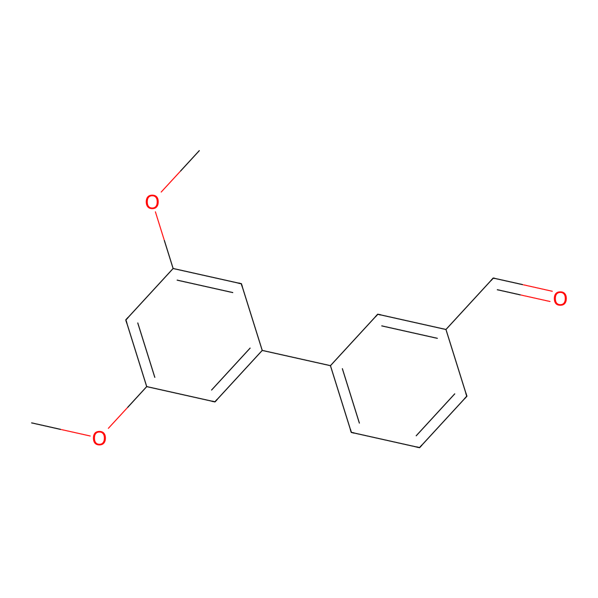 3',5'-Dimethoxy-[1,1'-biphenyl]-3-carbaldehyde molecular structure, CAS 1242339-52-1