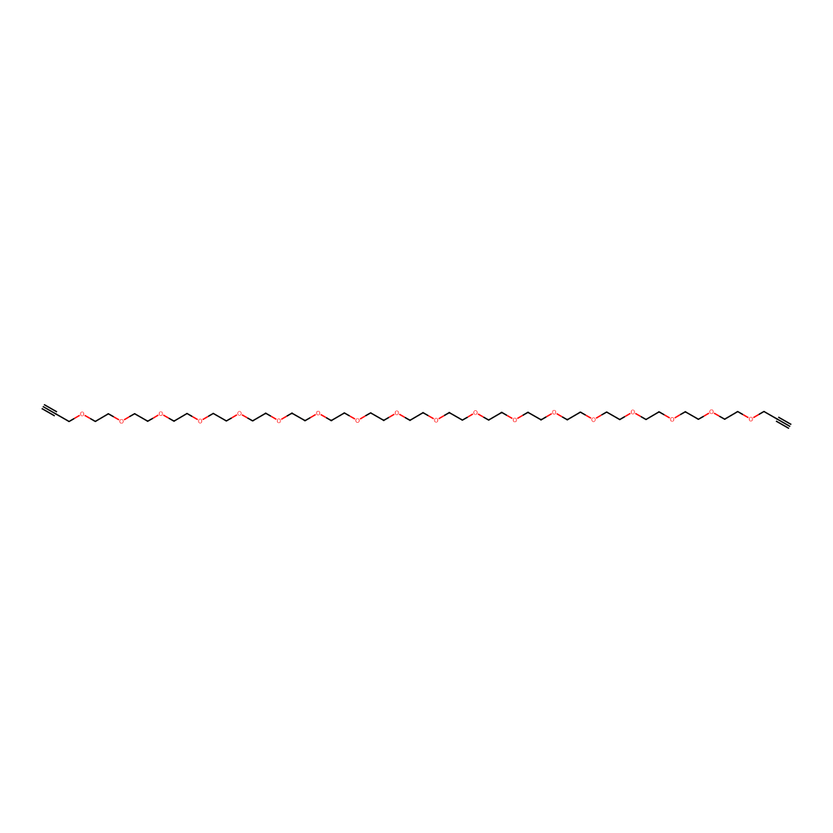 Bis-Propargyl-PEG18 molecular structure, CAS 124238-56-8