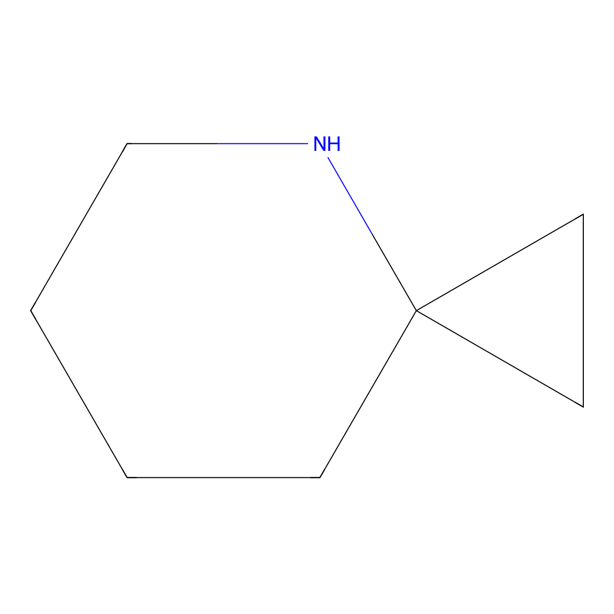 4-Azaspiro[2.5]octane molecular structure, CAS 124269-04-1