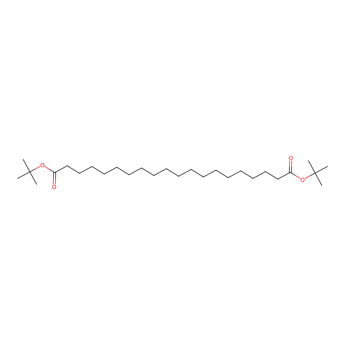 Di-tert-butyl icosaneDioate molecular structure, CAS 1242820-90-1