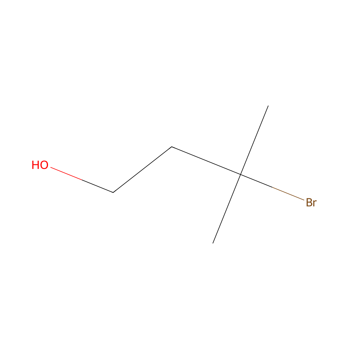 3-Bromo-3-methyl-1-butanol molecular structure, CAS 1242859-36-4