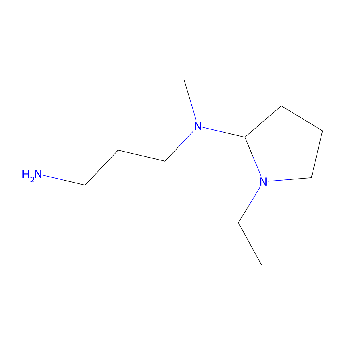 N-(1-Ethylpyrrolidin-2-yl)-N-methylpropane-1,3-diamine molecular structure, CAS 1242902-35-7