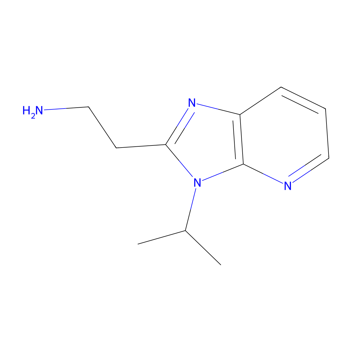 [2-(3-Isopropyl-3H-imidazo[4,5-b]pyridin-2-yl)ethyl]amine molecular structure, CAS 1242993-85-6