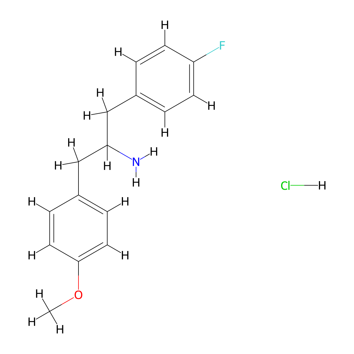 [1-(4-Fluorobenzyl)-2-(4-methoxyphenyl)-ethyl]amine hydrochloride molecular structure, CAS 1243058-25-4