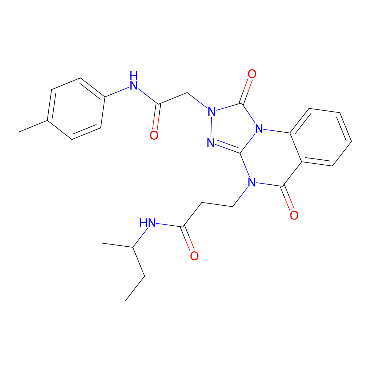 N-cyclopentyl-1-{3-[(4-methylphenyl)thio]pyrazin-2-yl}piperidine-4-carboxamide molecular structure, CAS 1243095-82-0